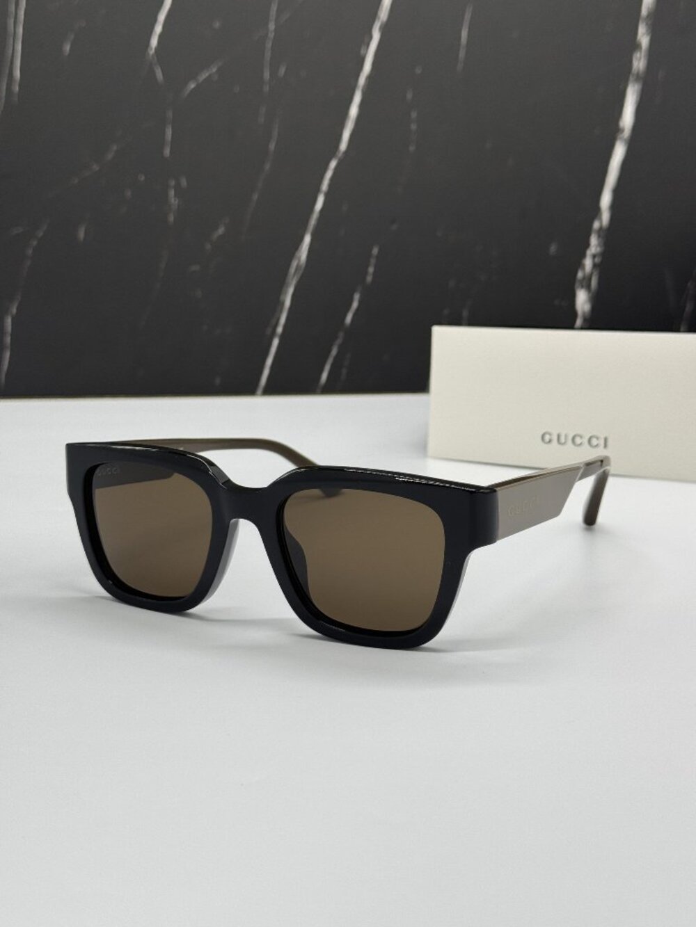 NEW GUCCI GG1670SK 004 BLACK/BROWN MEN SUNGLASSES